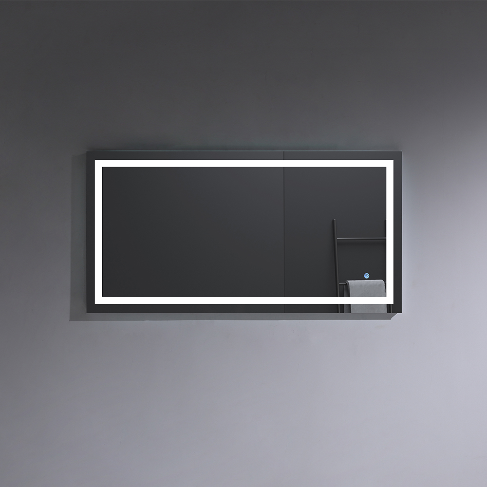 HN20-6030 Wide Vanity LED Mirror with Backlit Illumination and Modern Aesthetic