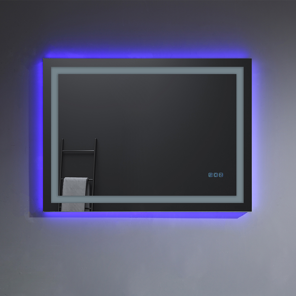 HN20-4230 Wide Vanity LED Mirror with Backlit Illumination and Modern Aesthetic