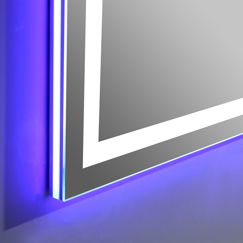 HN20-2430 Wide Vanity LED Mirror with Backlit Illumination and Modern Aesthetic