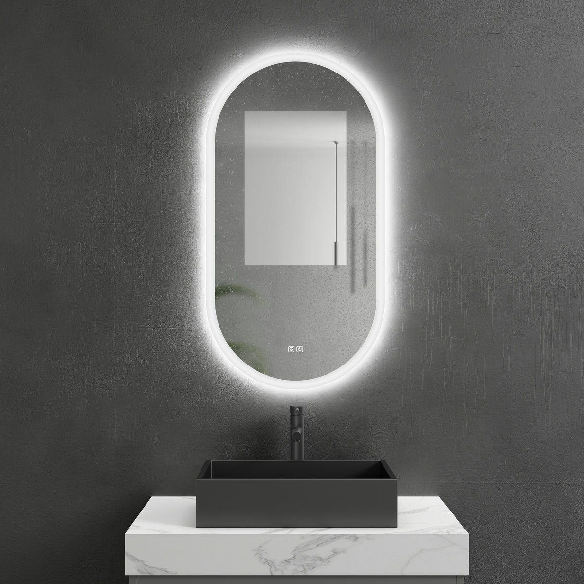 HN36-2436  Unique Size Combination Mirror for Creative Wall Installations
